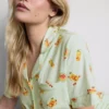 Mönstrad pyjamasar i boyfriend-stil