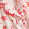 Mönstrad pyjamasar i boyfriend-stil