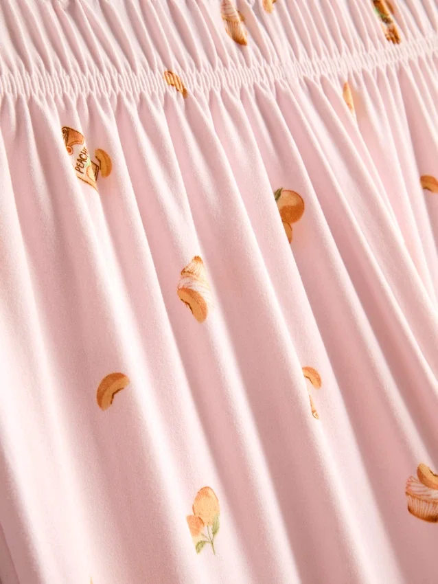 Mönstrad pyjamasar i boyfriend-stil