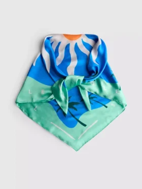 Mönstrad solscarf