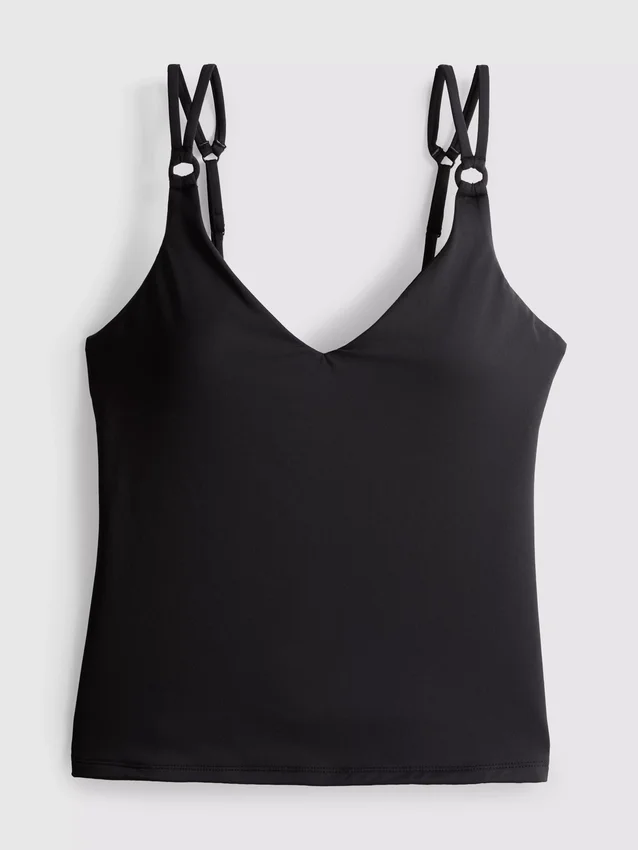 Mönstrad tankini-överdel