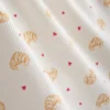 Mönstrade pyjamasar i ribbad bomull