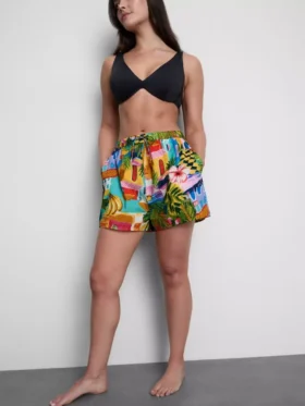 Mönstrade strandshorts