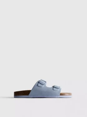 Mulesandaler med dubbla spännen