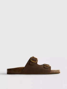 Mulesandaler med dubbla spännen