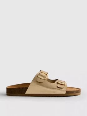 Mulesandaler med dubbla spännen