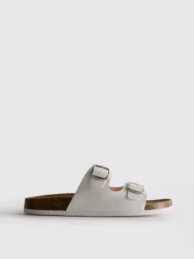 Mulesandaler med dubbla spännen