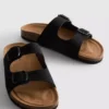 Mulesandaler med dubbla spännen