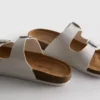 Mulesandaler med dubbla spännen