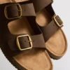 Mulesandaler med dubbla spännen
