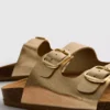 Mulesandaler med dubbla spännen