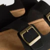 Mulesandaler med dubbla spännen