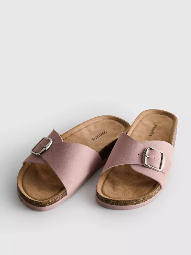 Mulesandaler med spänne