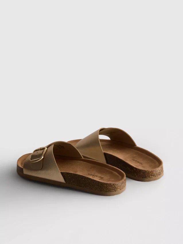 Mulesandaler med spänne