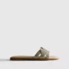 Mulesandaler med strass