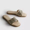 Mulesandaler med strass