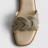 Mulesandaler med strass