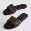 Mulesandaler med strass