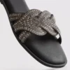 Mulesandaler med strass
