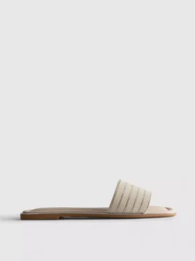 Mulesandaler med strasspärlor
