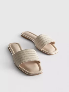 Mulesandaler med strasspärlor
