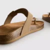 Mulesandaler med T-rem och spänne