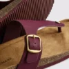 Mulesandaler med T-rem och spänne