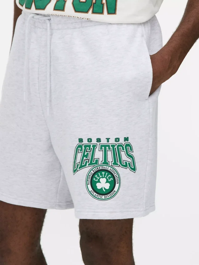 NBA Boston Celtics shorts med dragsko