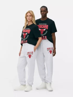 NBA Chicago Bulls mjukisbyxor med dragsko