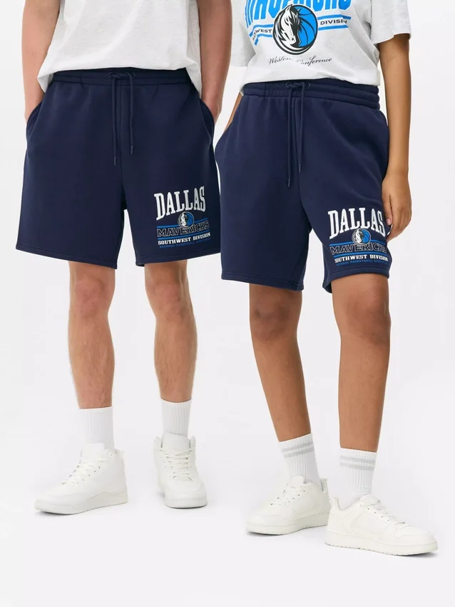 NBA Dallas Mavericks shorts med dragsko