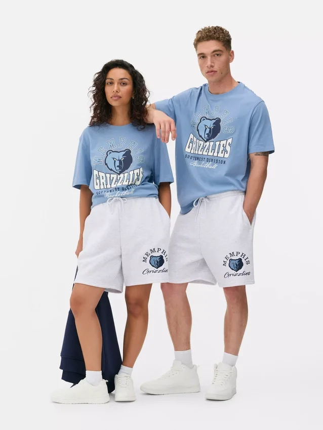 NBA Memphis Grizzlies shorts med dragsko