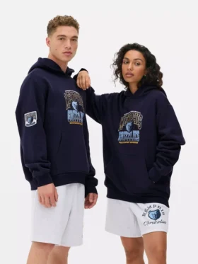 NBA Memphis Grizzlies-tröja med huva