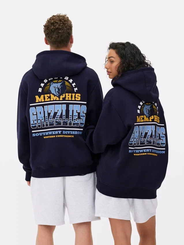 NBA Memphis Grizzlies-tröja med huva
