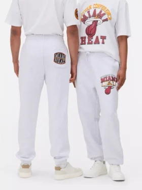 NBA Miami Heat-joggingbyxor med dragsko