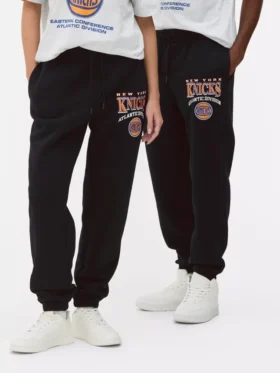 NBA New York Knicks sweatpants med dragsko