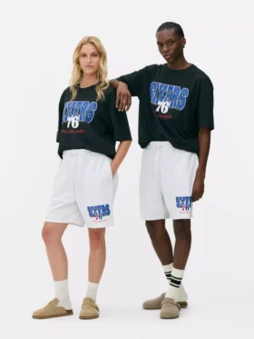 NBA Philadelphia 76ers shorts med dragsko
