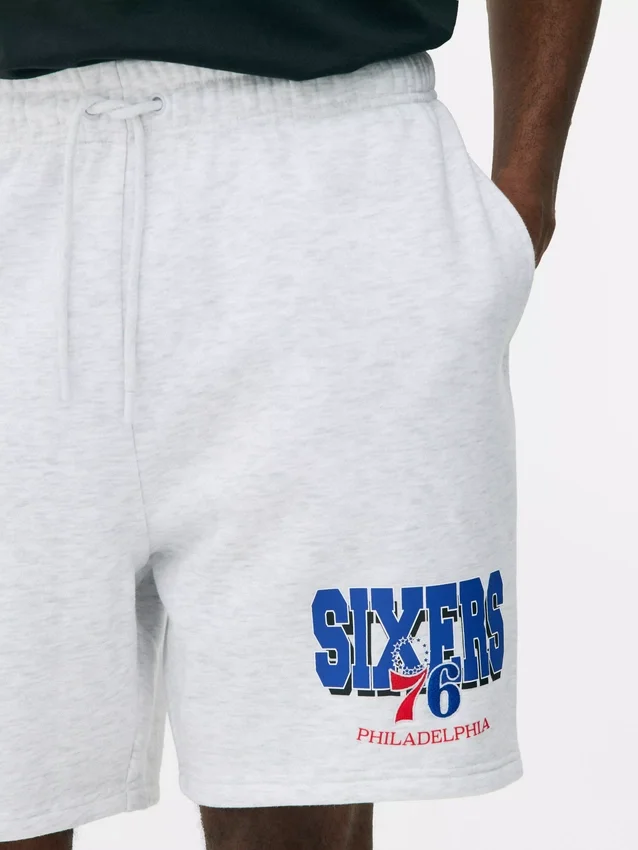 NBA Philadelphia 76ers shorts med dragsko