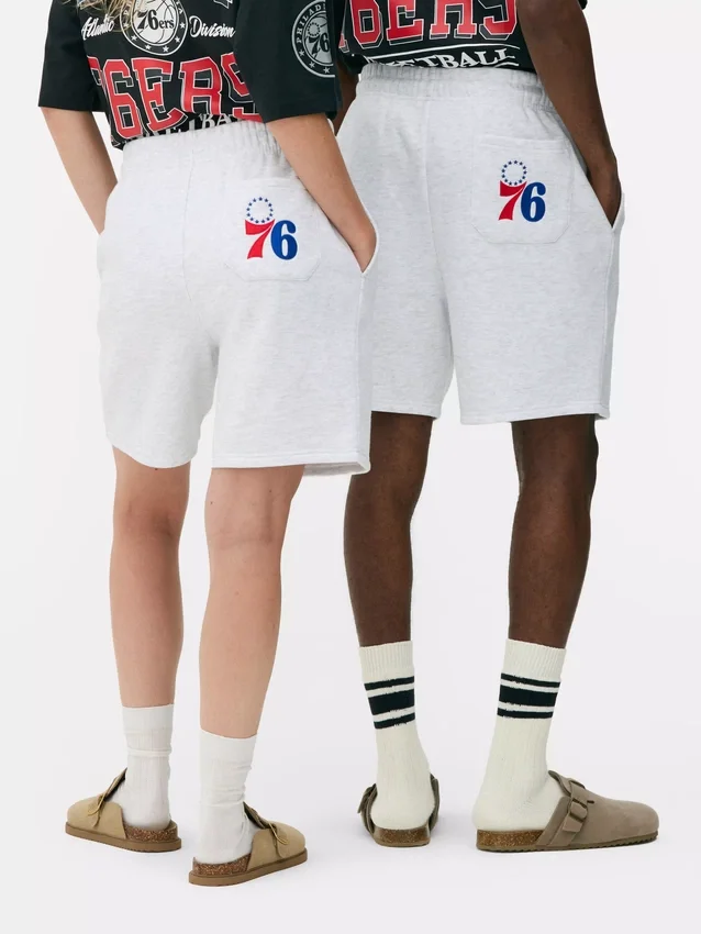 NBA Philadelphia 76ers shorts med dragsko