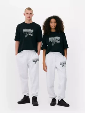 NBA San Antonio Spurs-joggingbyxor med dragsko