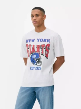 New York Giants T-shirt med rund halsringning
