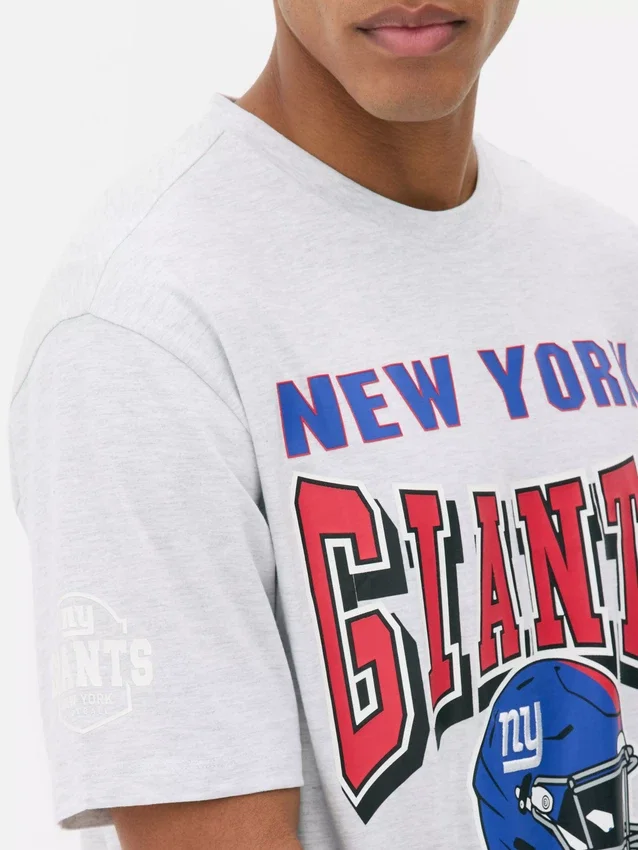 New York Giants T-shirt med rund halsringning