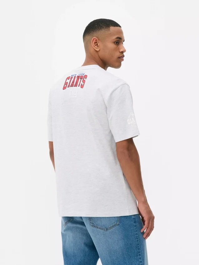 New York Giants T-shirt med rund halsringning