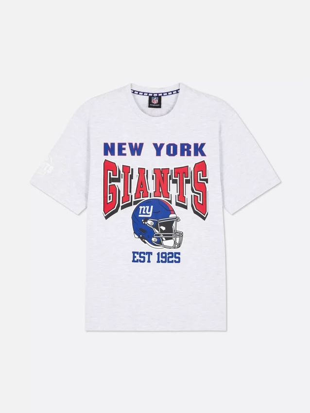 New York Giants T-shirt med rund halsringning