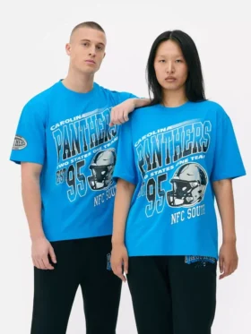 NFL Carolina Panthers-T-shirt med tryck