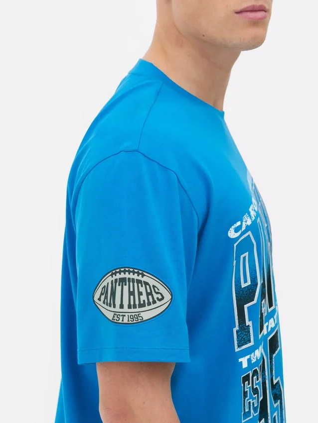 NFL Carolina Panthers-T-shirt med tryck