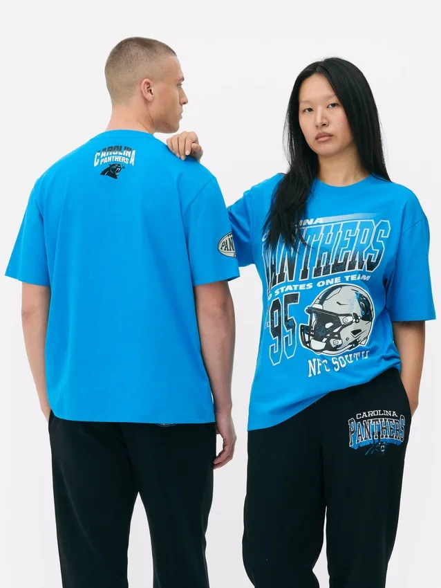 NFL Carolina Panthers-T-shirt med tryck