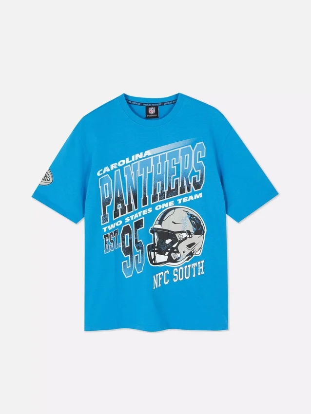 NFL Carolina Panthers-T-shirt med tryck