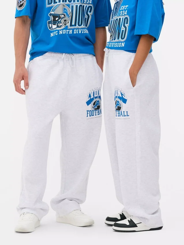 NFL Detroit Lions mjukisbyxor med dragsko