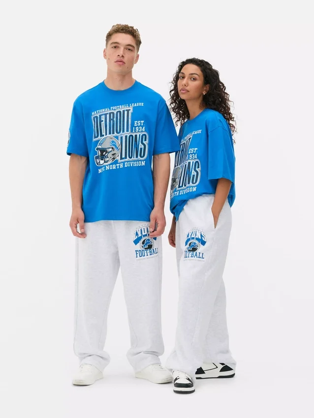 NFL Detroit Lions-t-shirt med tryck