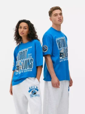NFL Detroit Lions-t-shirt med tryck